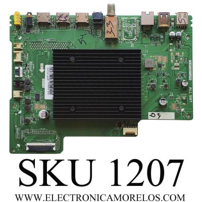 MAIN PARA SMART TV HKPRO / NUMERO DE PARTE SVS671TA01-MA200CK / TD.NT72671.U781 / V8-NT671LA-LF1V368 / PANEL LVU580PADX E0011 / DISPLAY CC580PV6D VER.01 / BN96-50358A / BN9650358A / MODELO HKP58UHD7